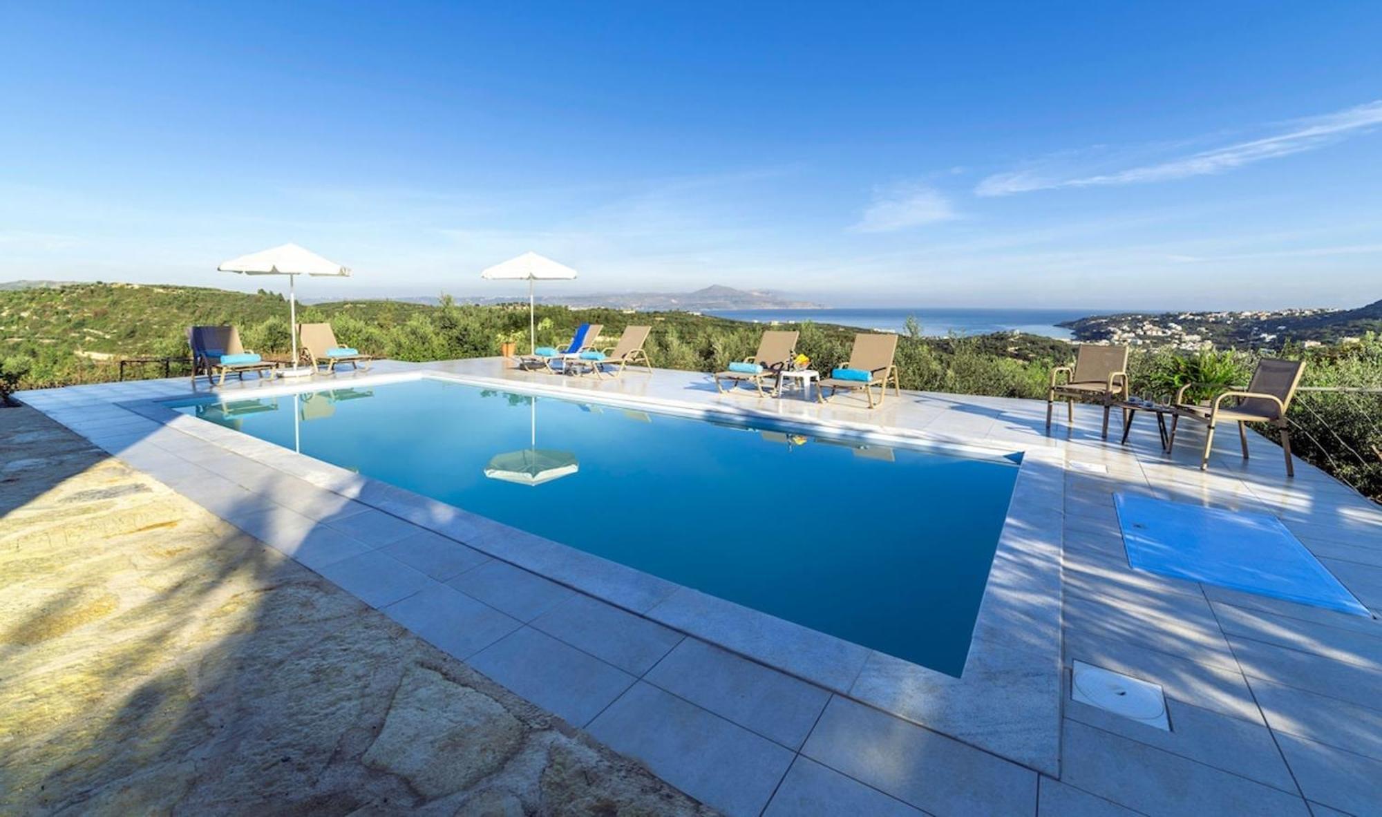 Villa Konstantinos Hilltop Vineyard Escape Almirida Exteriér fotografie