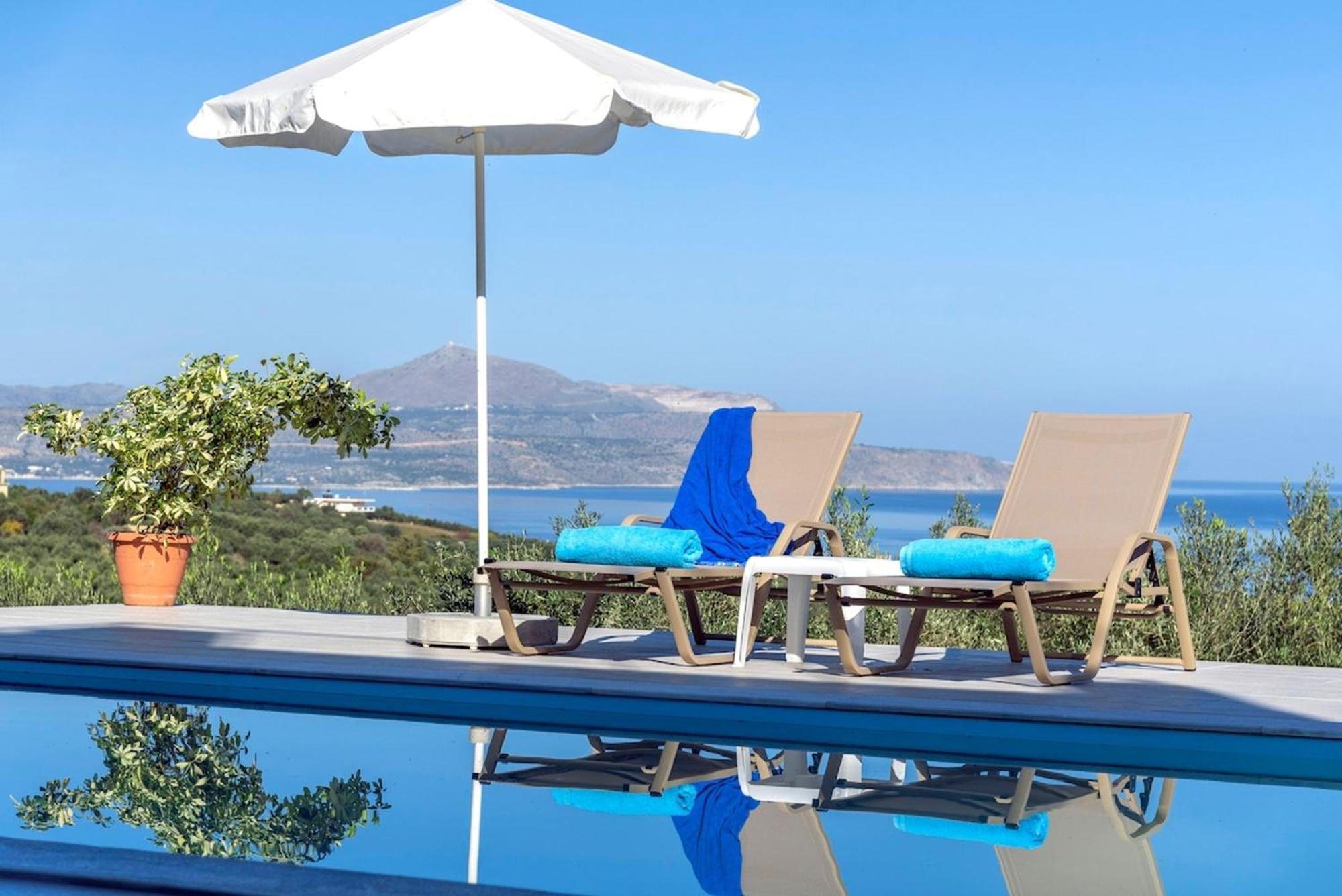 Villa Konstantinos Hilltop Vineyard Escape Almirida Exteriér fotografie