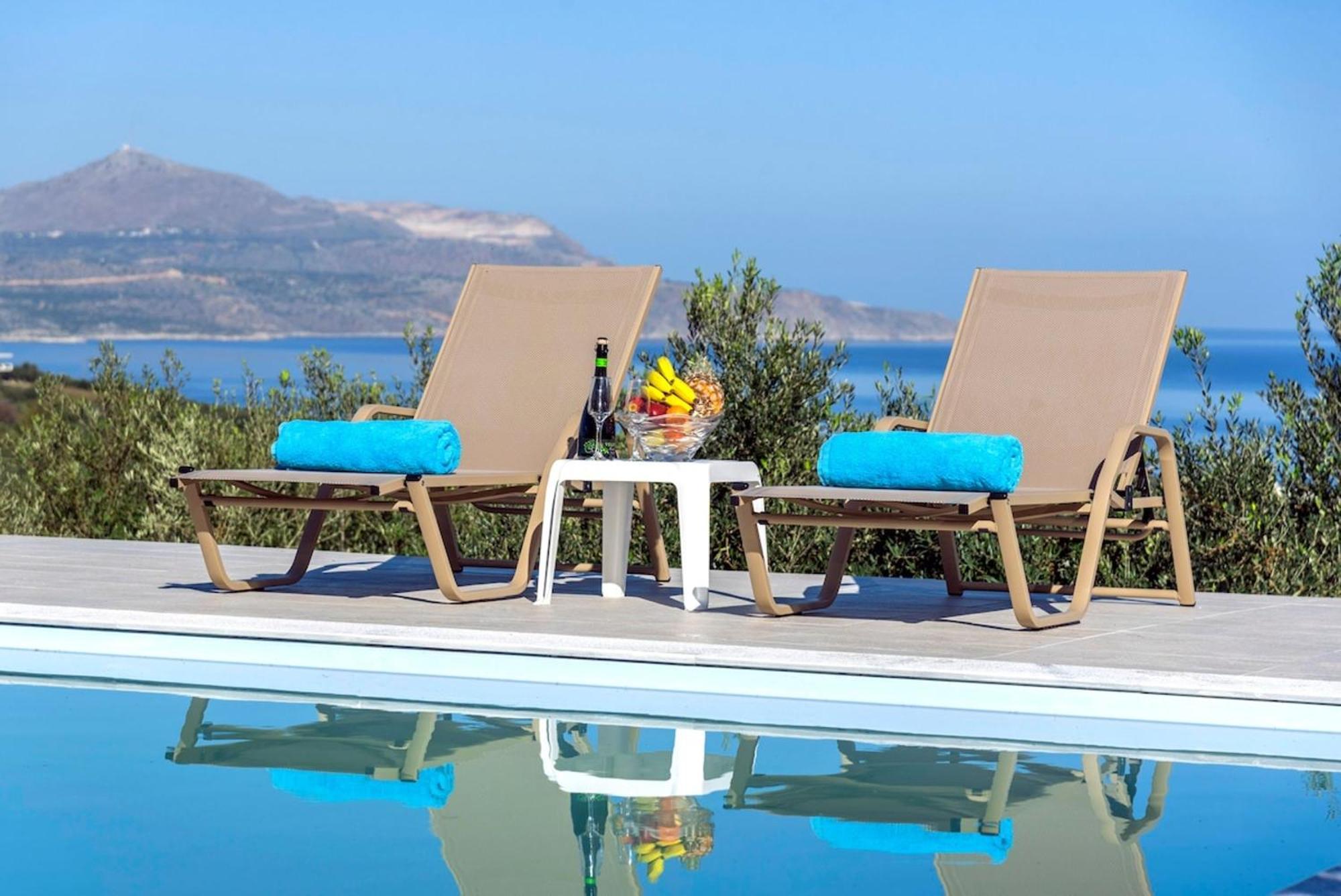 Villa Konstantinos Hilltop Vineyard Escape Almirida Exteriér fotografie