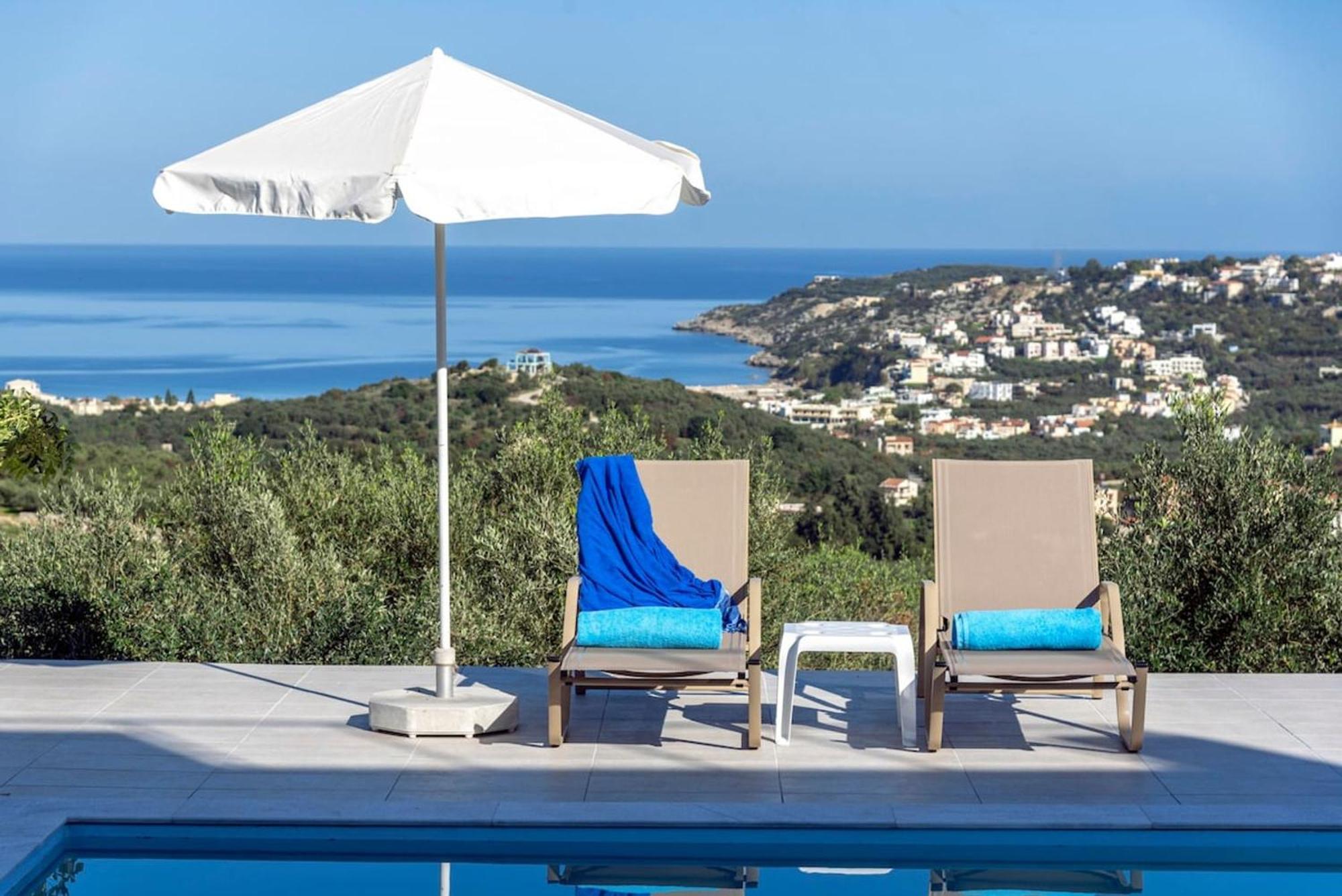 Villa Konstantinos Hilltop Vineyard Escape Almirida Exteriér fotografie