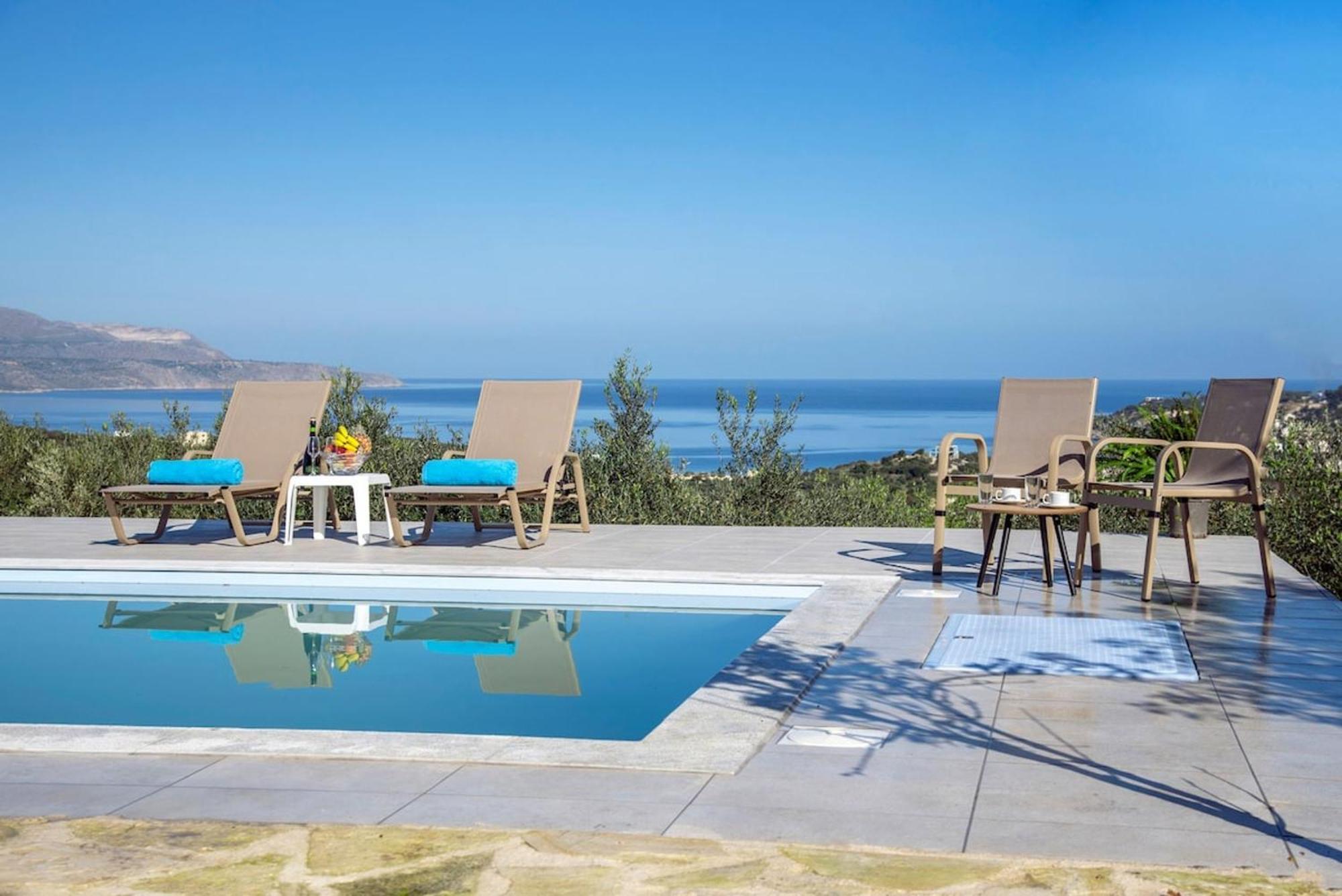 Villa Konstantinos Hilltop Vineyard Escape Almirida Exteriér fotografie