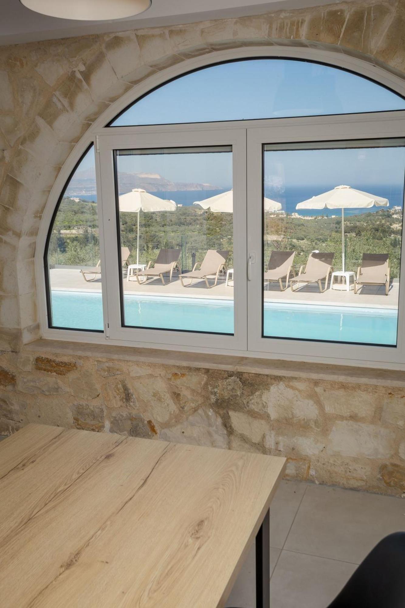Villa Konstantinos Hilltop Vineyard Escape Almirida Exteriér fotografie