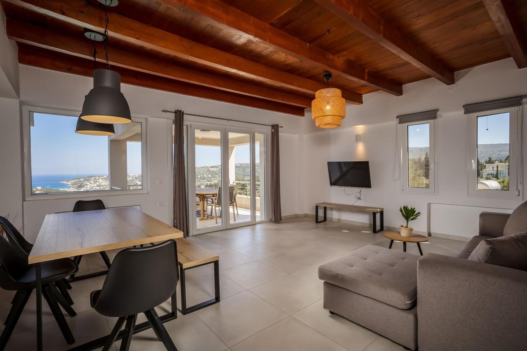 Villa Konstantinos Hilltop Vineyard Escape Almirida Exteriér fotografie