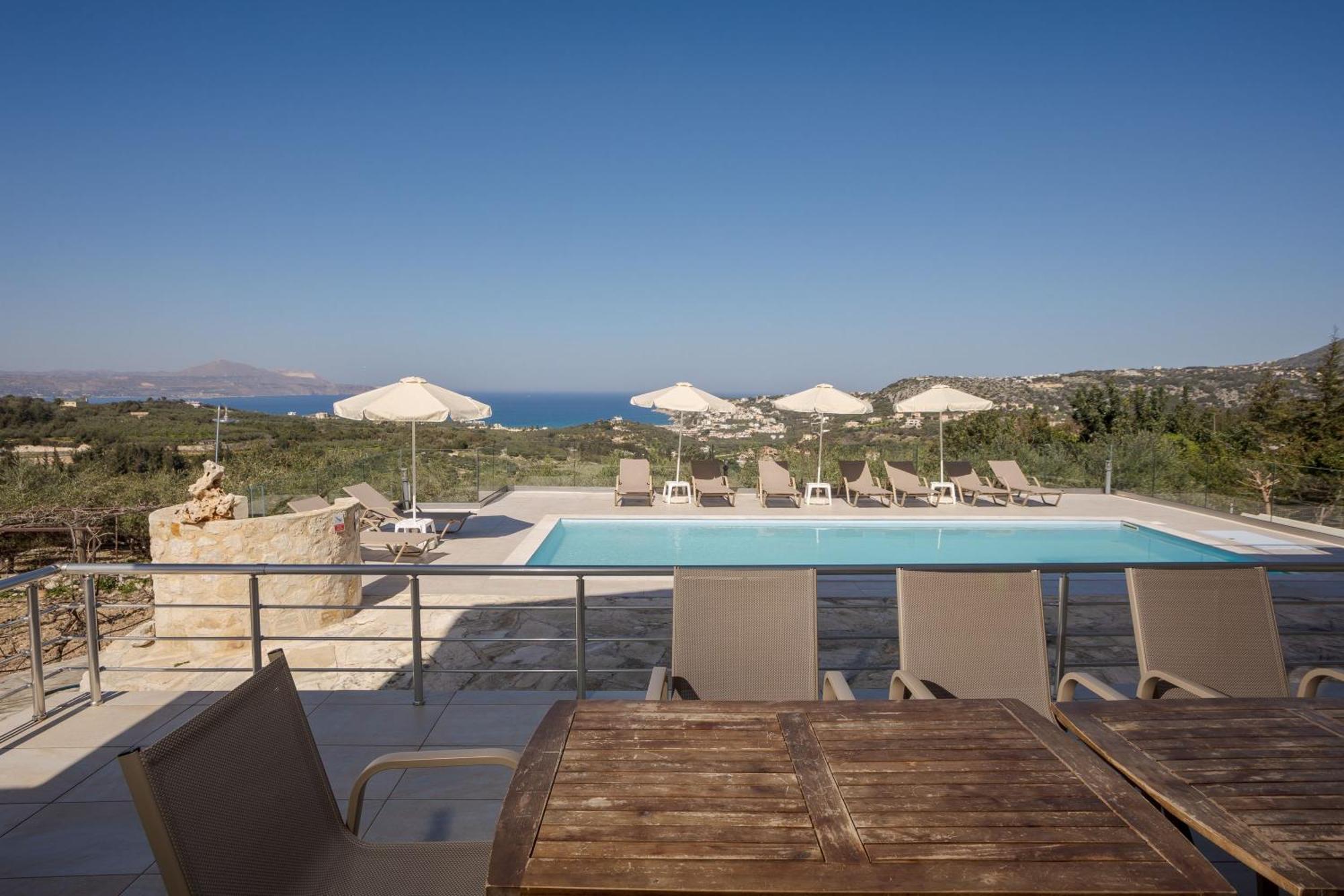 Villa Konstantinos Hilltop Vineyard Escape Almirida Exteriér fotografie