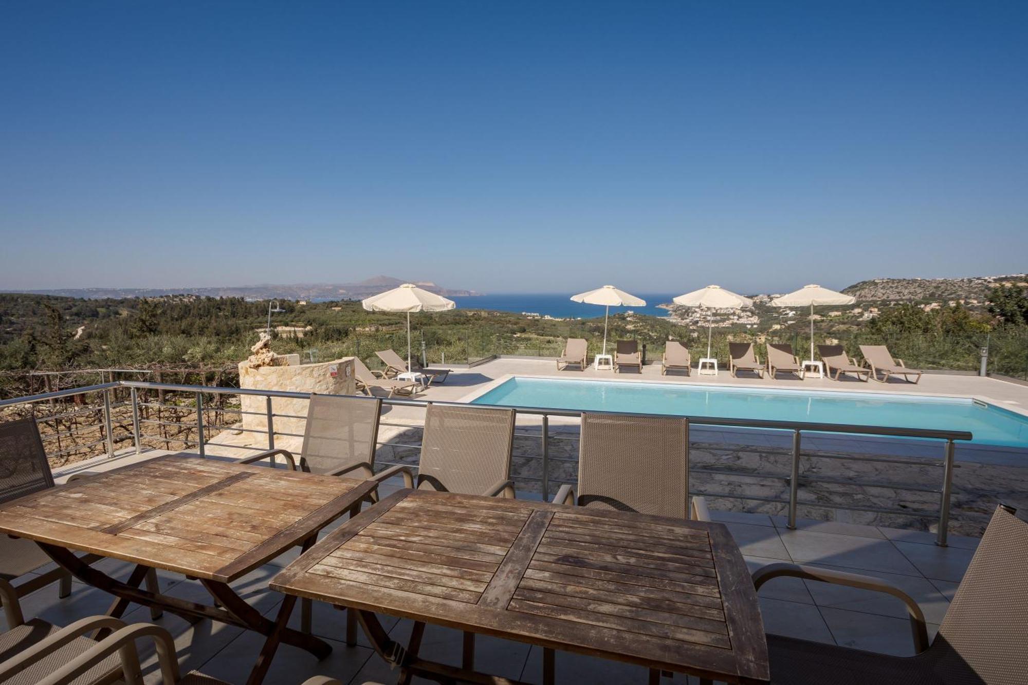 Villa Konstantinos Hilltop Vineyard Escape Almirida Exteriér fotografie